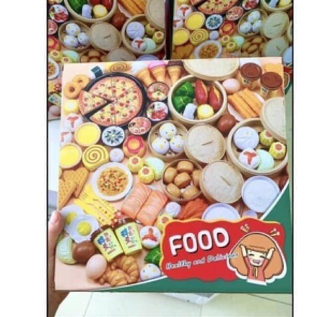 Bộ Đồ Chơi Bánh Bao 84 Chi Tiết Cho Bé