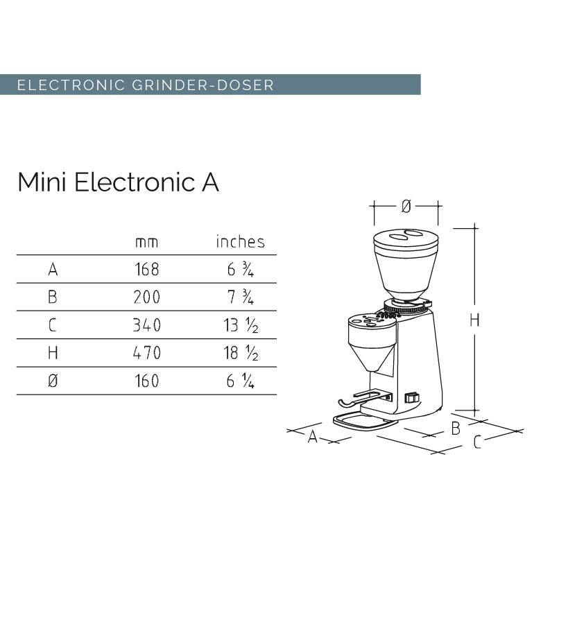 Máy Xay Cà Phê Mazzer Mini Electronic A