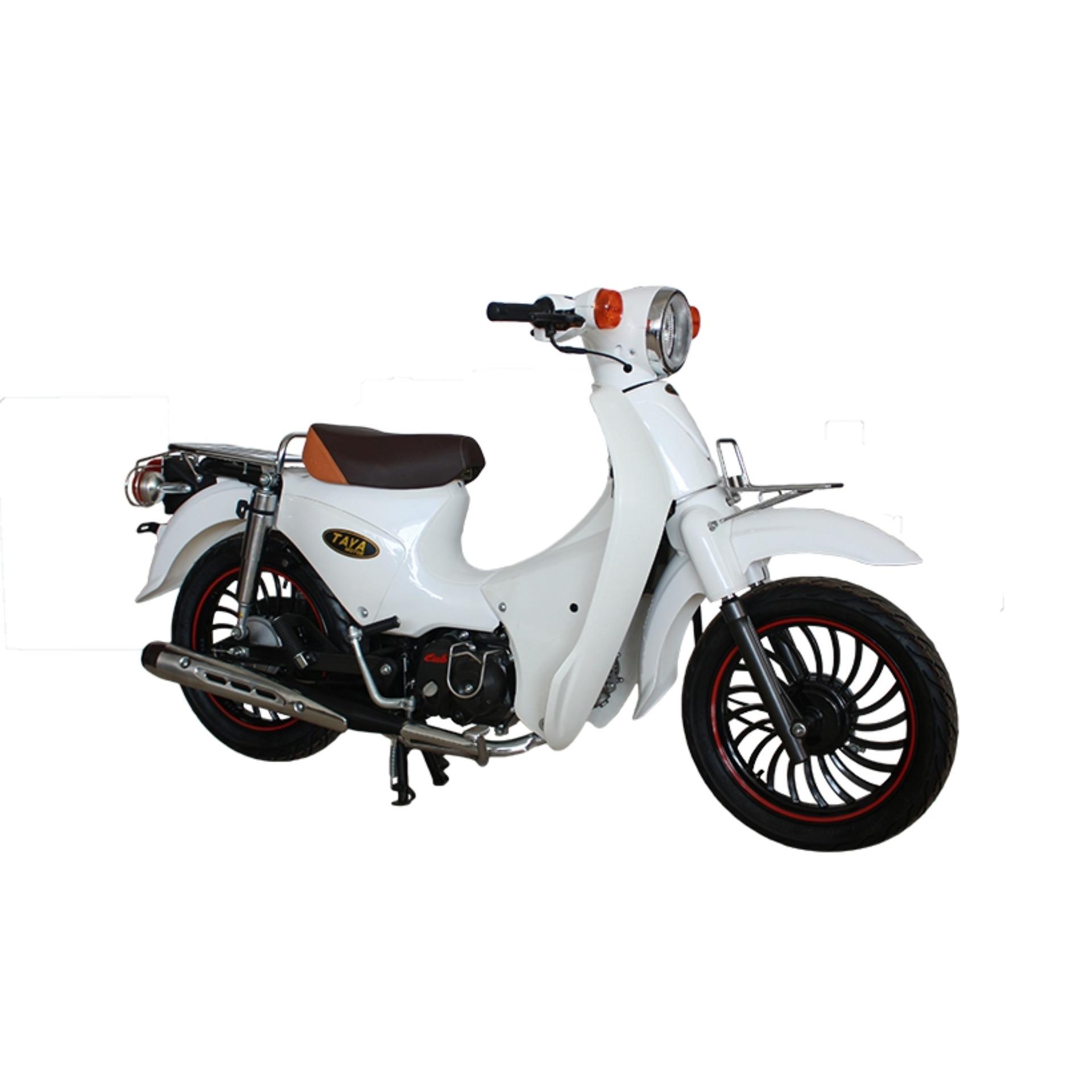 Xe cub 81 Taya Minion vành đúc thấp (Trắng)