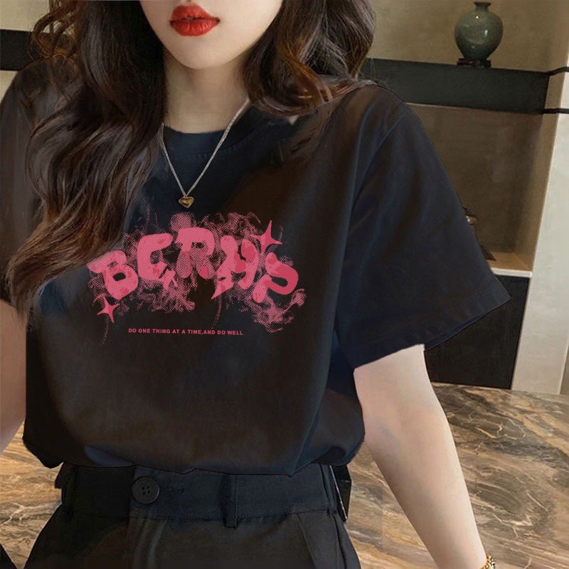 (New Model) T-Shirt with Bcrhp Print