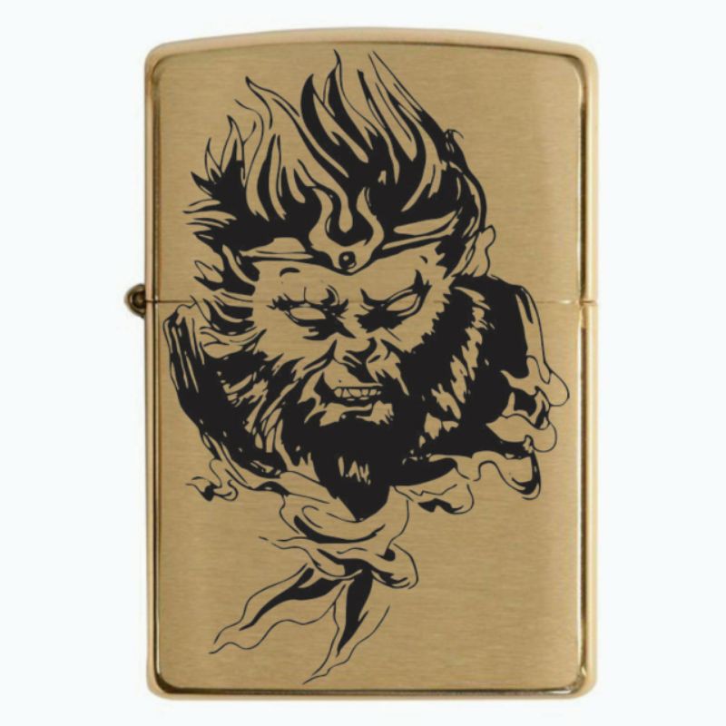 Bật lửa Zippo đồng nguyên khối mẫu Wookong - la mã
