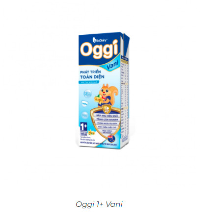 [HCM]Sữa bột pha sẵn Oggi Vani 180ml (Thùng 48 hộp)