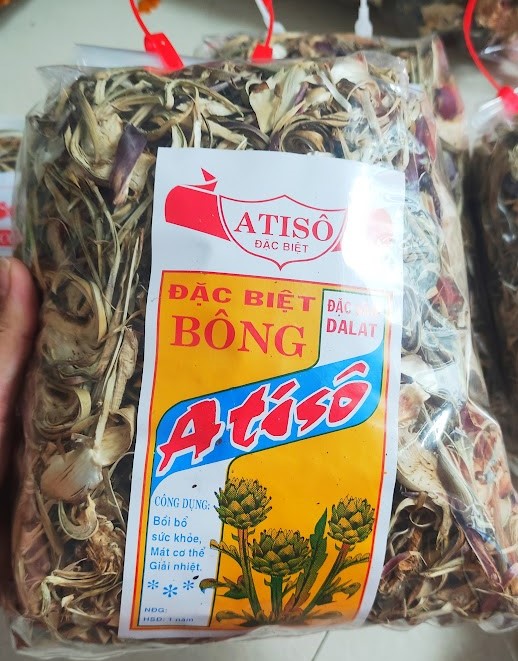 Trà Bông Hoa Atiso Đà Lạt Sấy Khô 100g/200g