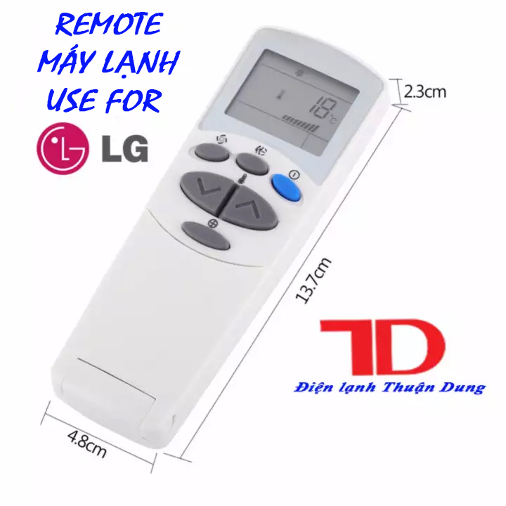 Remote, điều khiển điều hòa dành cho máy lạnh LG Plasma - Điện Lạnh Thuận Dung