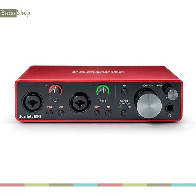 Audio interface chuyên nghiệp Focusrite Scarlett 2i2 Gen3