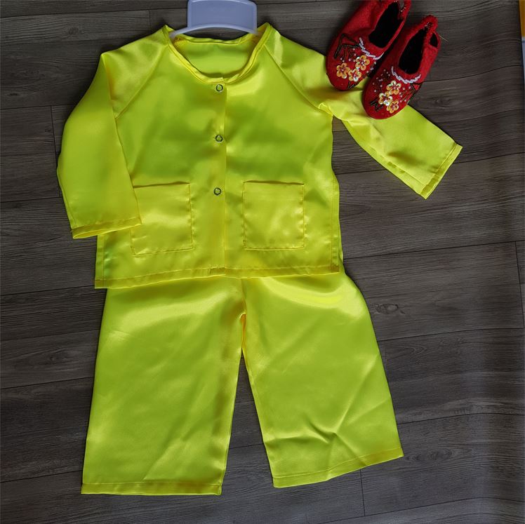 Bộ Đồ Bà Ba Trẻ Em Vải Lụa Thời Trang Thiết Kế Angel Baby