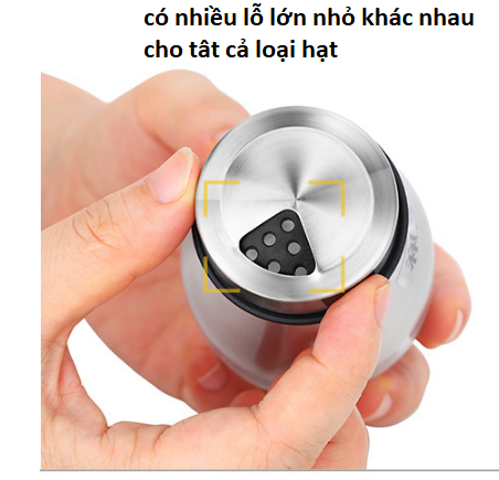 Container instrument pepper lid multi-compartment stainless steel 304-Lo capacitance Tieu-Hu capacitance Tieu-vial sprinkle salt Pepper stainless steel-kitchen accessories-container bottle Spice