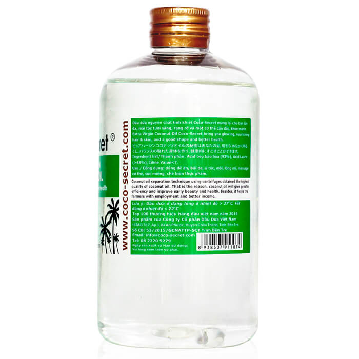 Dầu Dừa Coco Secret Chai 500ml