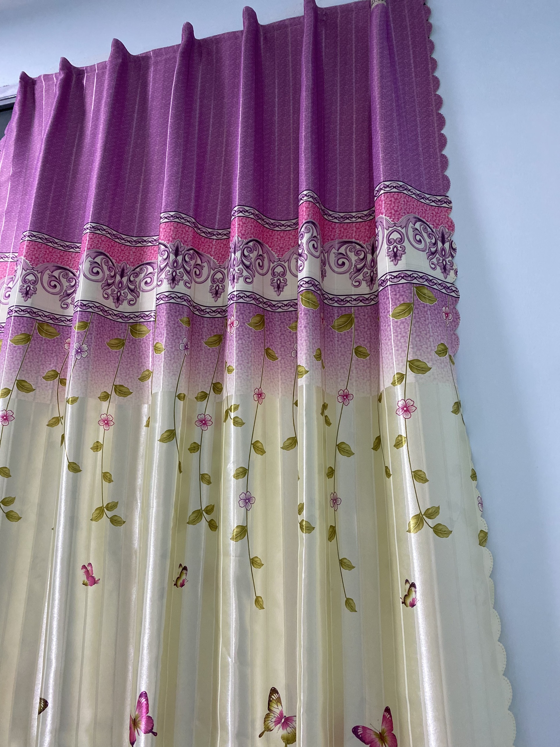 Rèm dán cửa, dán tường màn rèm cửa dán, rèm màn che