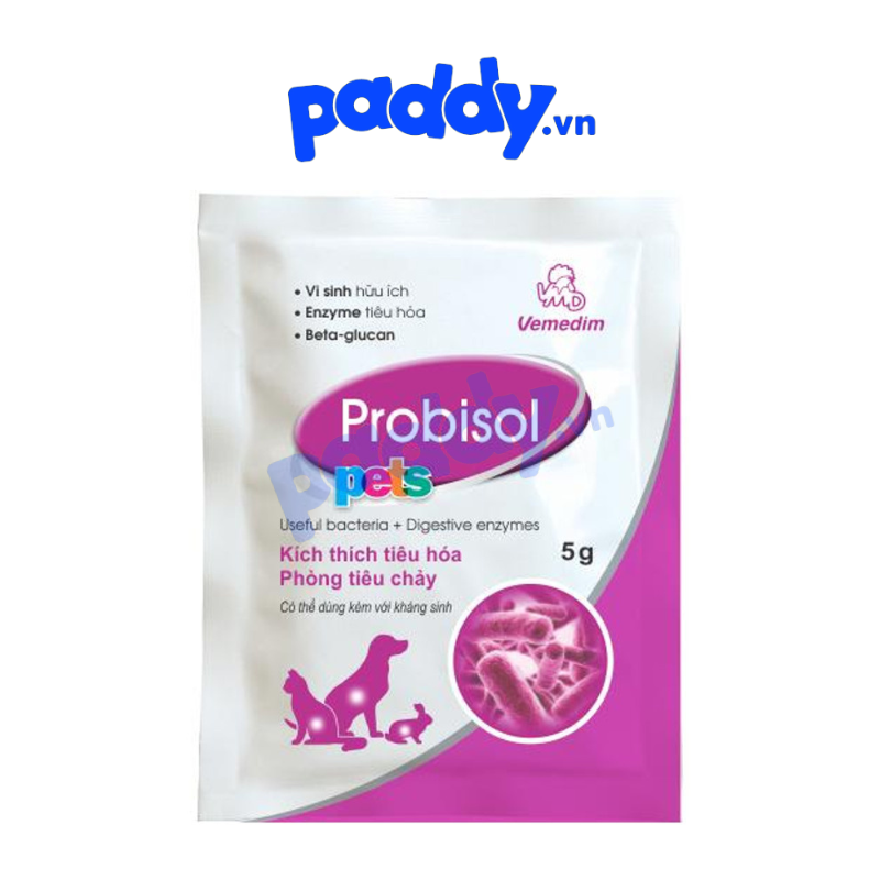Men Tiêu Hóa Cho Chó Mèo Probisol Pets 5g