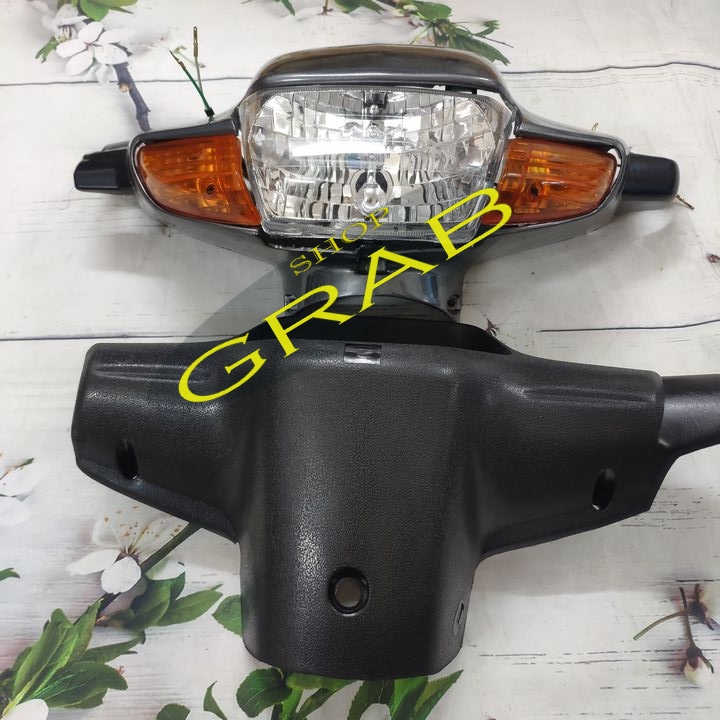 Trọn bộ combo 4 món đầu đèn + ốp đầu 1 bóng phanh ĐĨA xe Wave ZX / Wave THÁI / Wave alpha đời 1997-2002