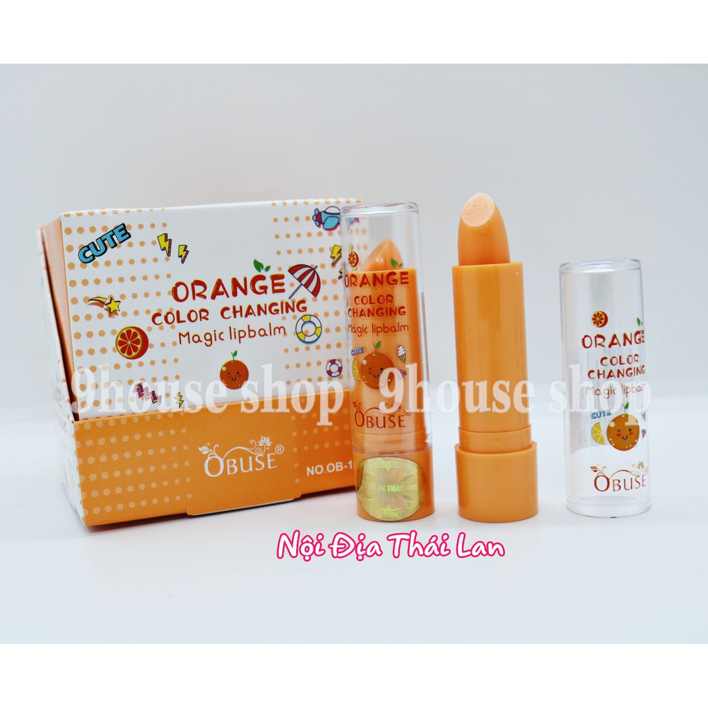 01 Son Dưỡng Môi Đổi Màu OBUSE Magic Lipbalm Thailand