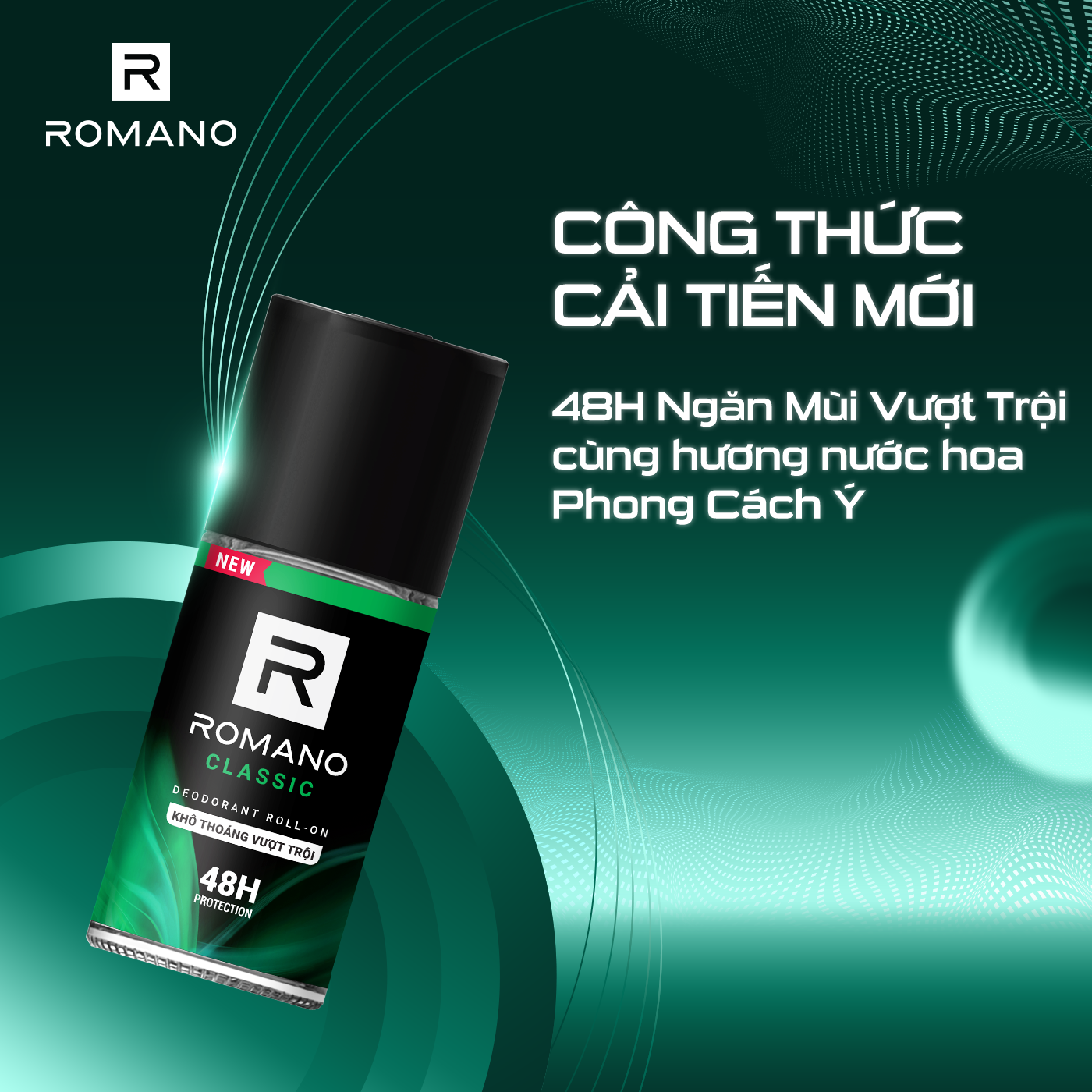 Lăn khử mùi Romano Classic 50ml