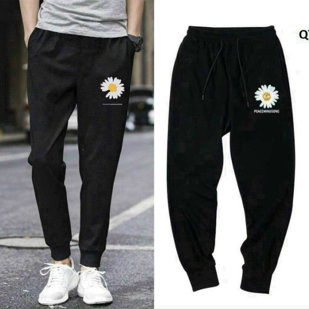 [Mẫu Mới 2022-Freeship] Quần jogger in bông cúc PEACEMINUSONE ĐT