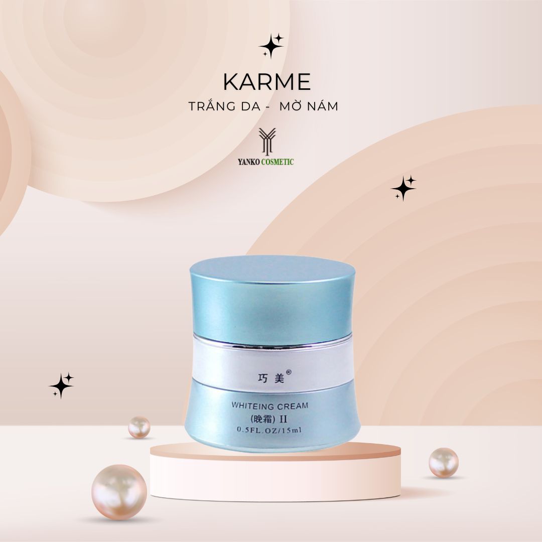 Kem dưỡng trắng da ban đêm Karme vỏ nhựa