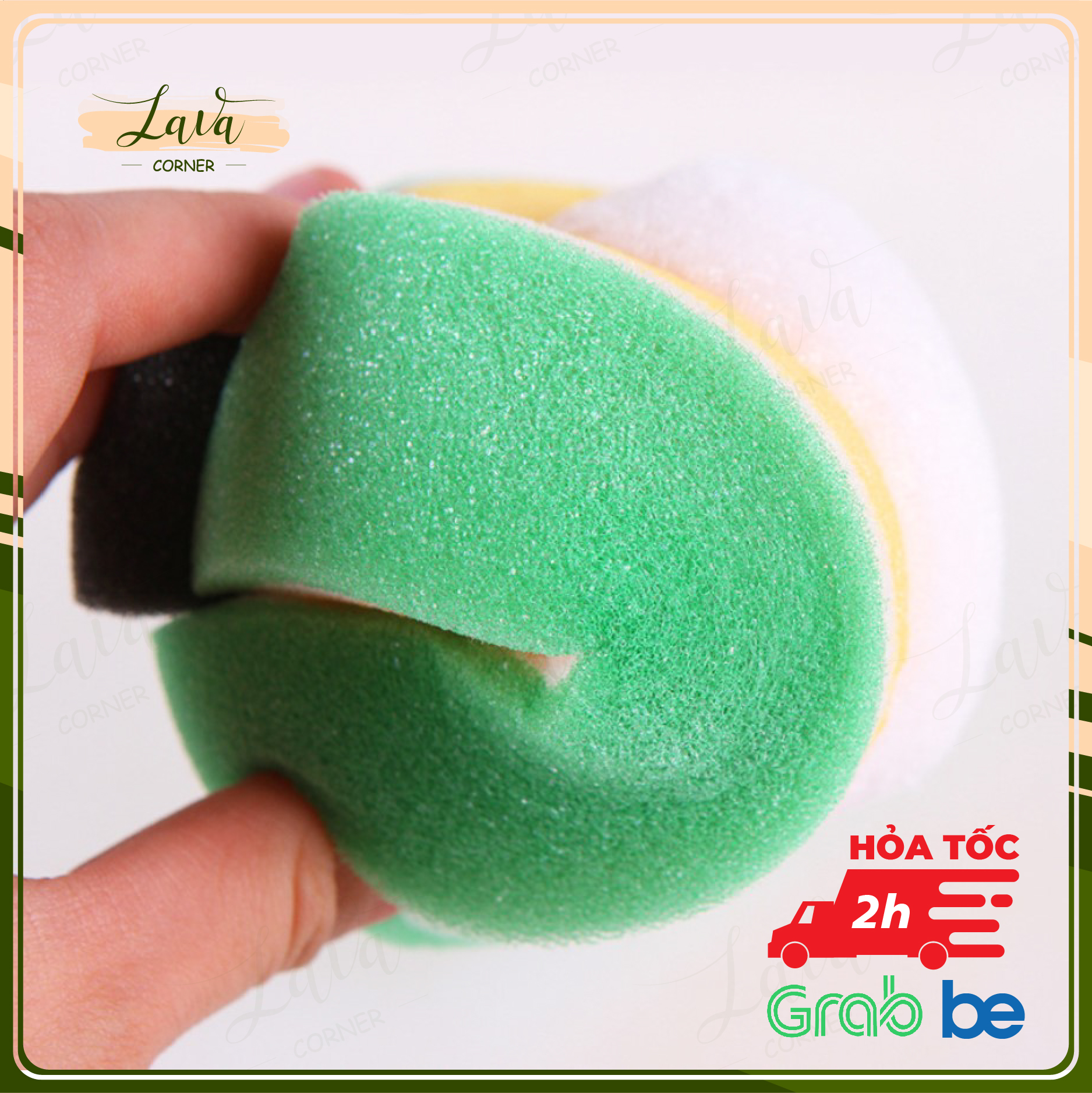 Miếng Rửa Chén Bát Bọt Biển Đa Năng Hình Trái Cây Cao Cấp