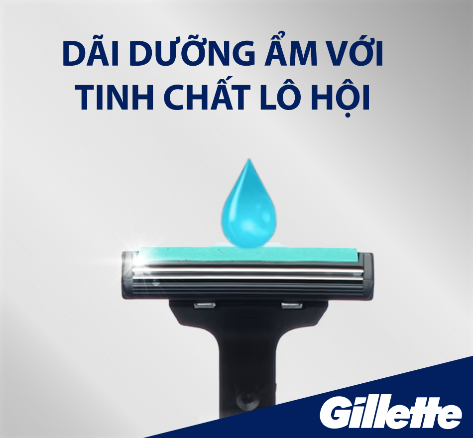 Dao cạo râu 2 lưỡi Gillette Vector