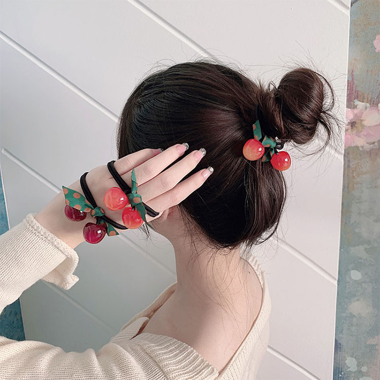 Cột tóc quả cherry chín mọng siêu yêu TOC07