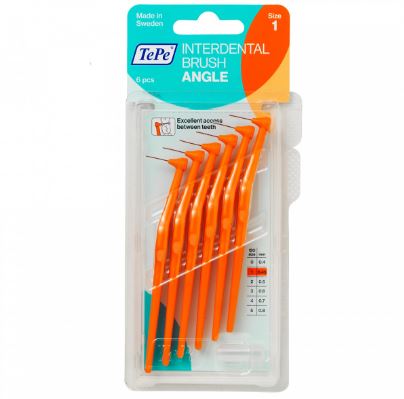 Angle Orange Blister 0.45 mm - Cây chải kẽ răng màu cam (x6)