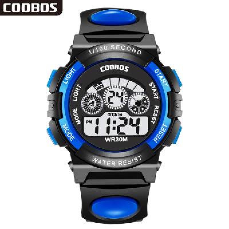 Giá bán ( Gía Sỉ ) Đồng hồ trẻ em bé trai cooboss tặng kèm pin thay thế màu vàng