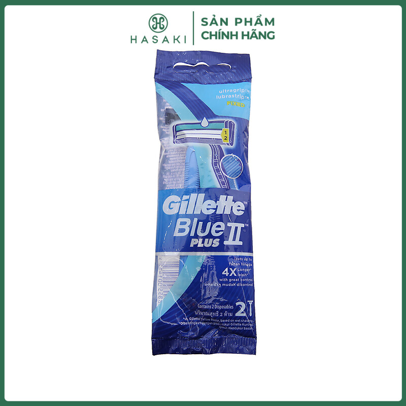 Dao cạo râu gillette blue 2 plus lưỡi kép blue 2 plus
