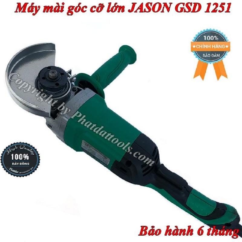 Máy mài góc cầm tay cỡ lớn JASON Model GSD1251-Công suất 1800W cực khỏe-Bảo hành 6 tháng