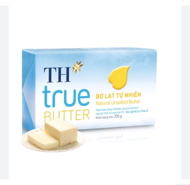 Bơ lạt tự nhiên TH 200g (lưu ý chỉ giao hỏa tốc nội thành HCM)