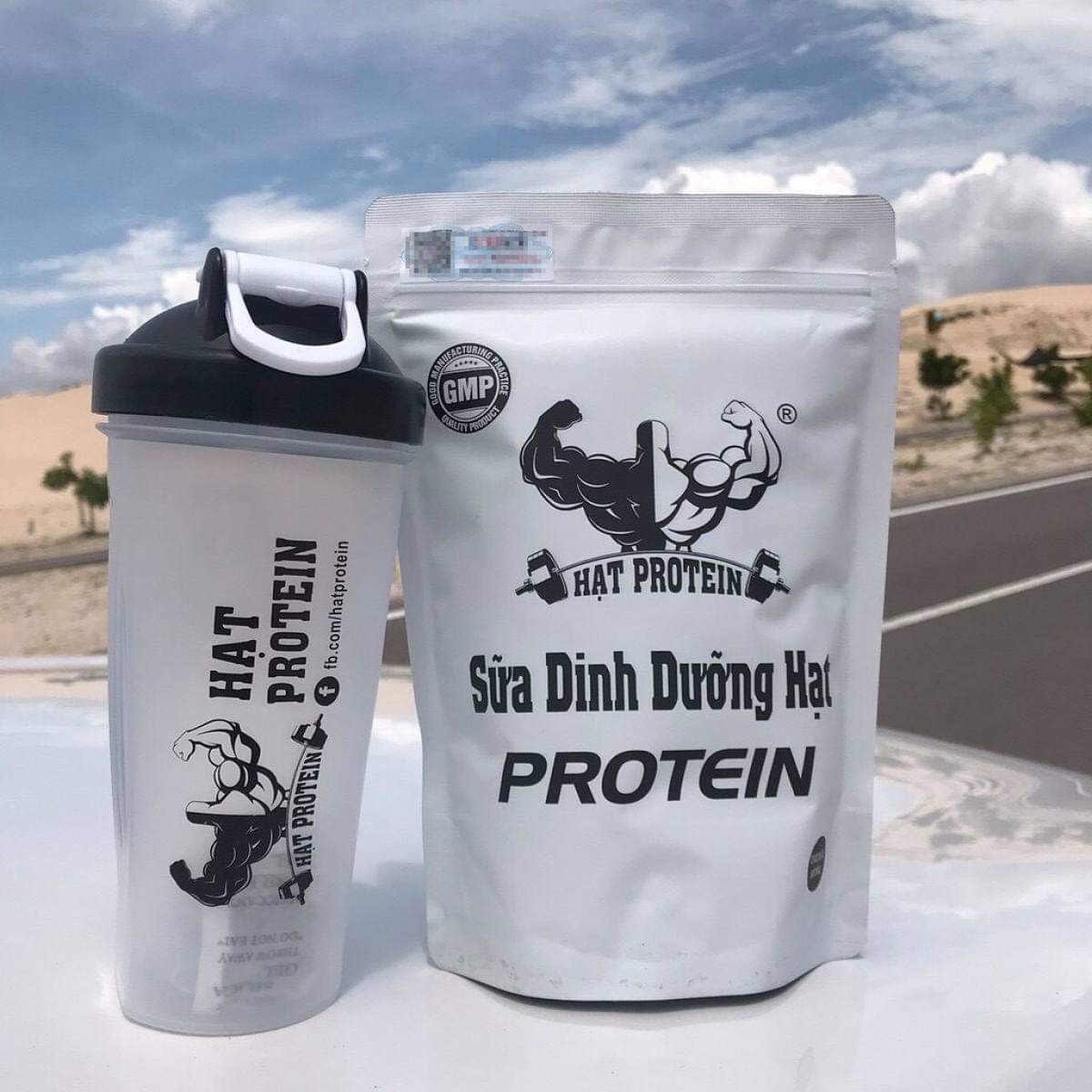 Combo 2 Gói Sữa Tăng Cân Tăng Cơ Hạt Protein ( Tặng Bình Lắc )