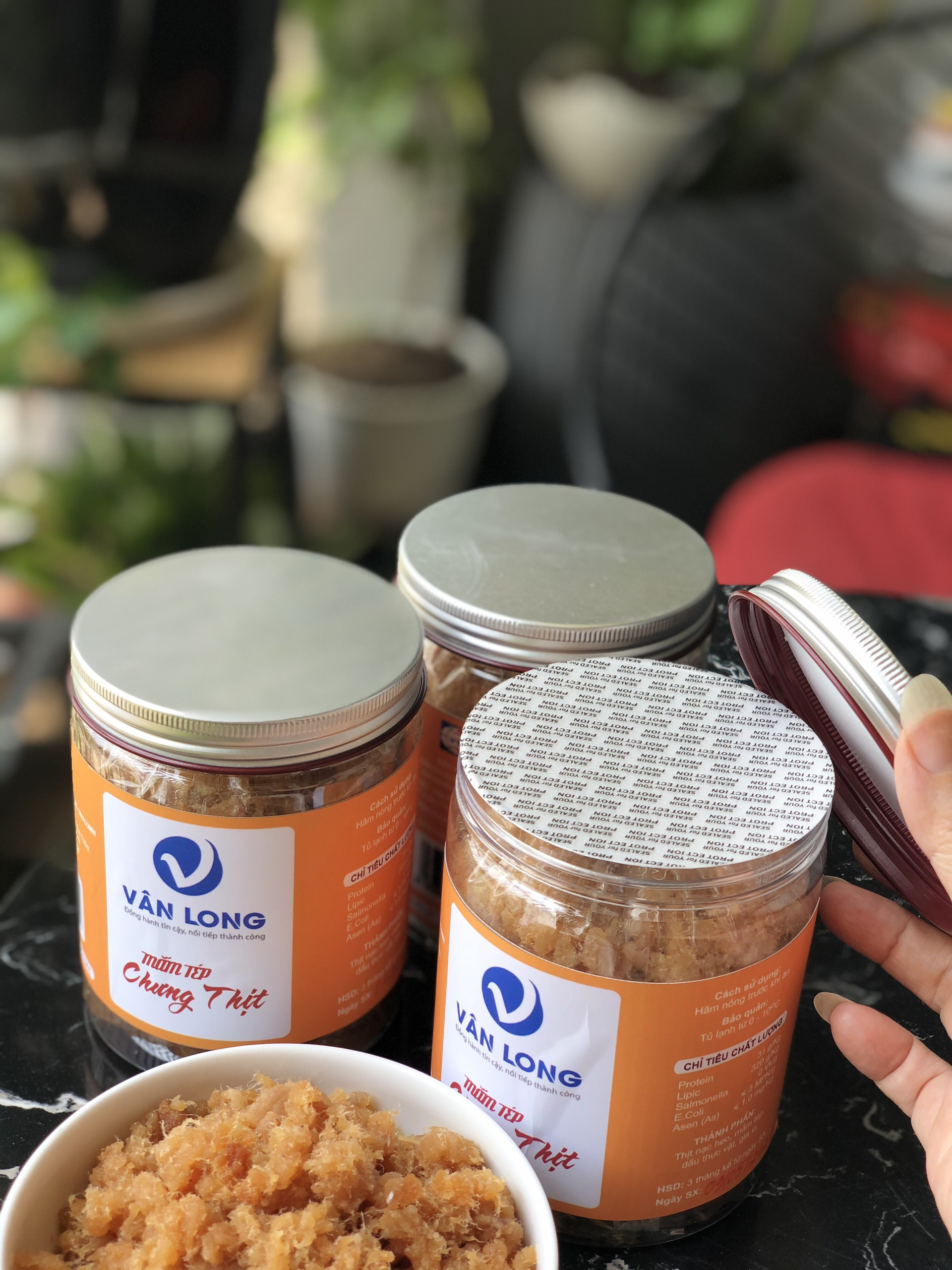 Mắm tép chưng thịt Vân Long