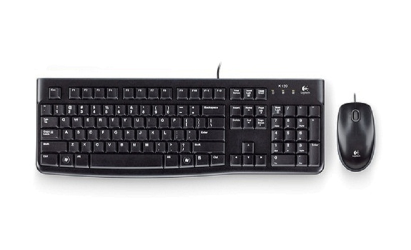 Bộ bàn phím và chuột LOGITECH Combo MK120 (Đen) Chính Hãng