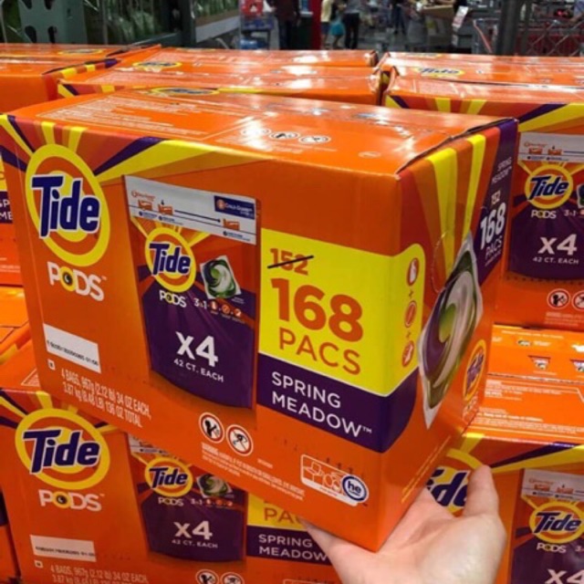 Viên giặt Tide 168 viên