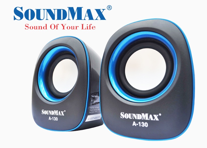 Loa vi tính SoundMax A130 2.0 6W (RMS) - Hàng chính hãng