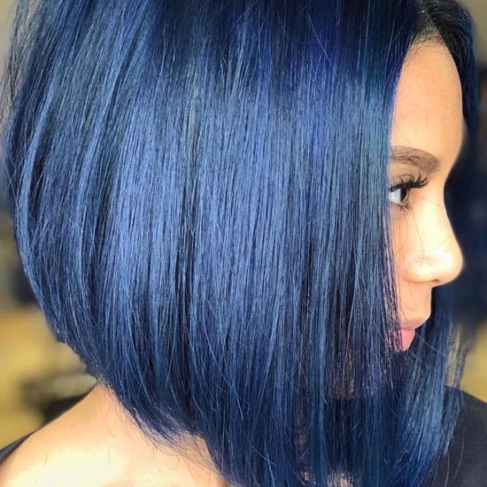 Nhuộm tóc màu xanh đen dương xanh rêu khói 2021 cho nam nữ  Tóc nhuộm  Tóc Nhuộm