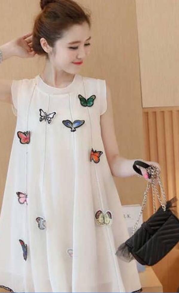 Set đầm in hình bướm xinh-QH