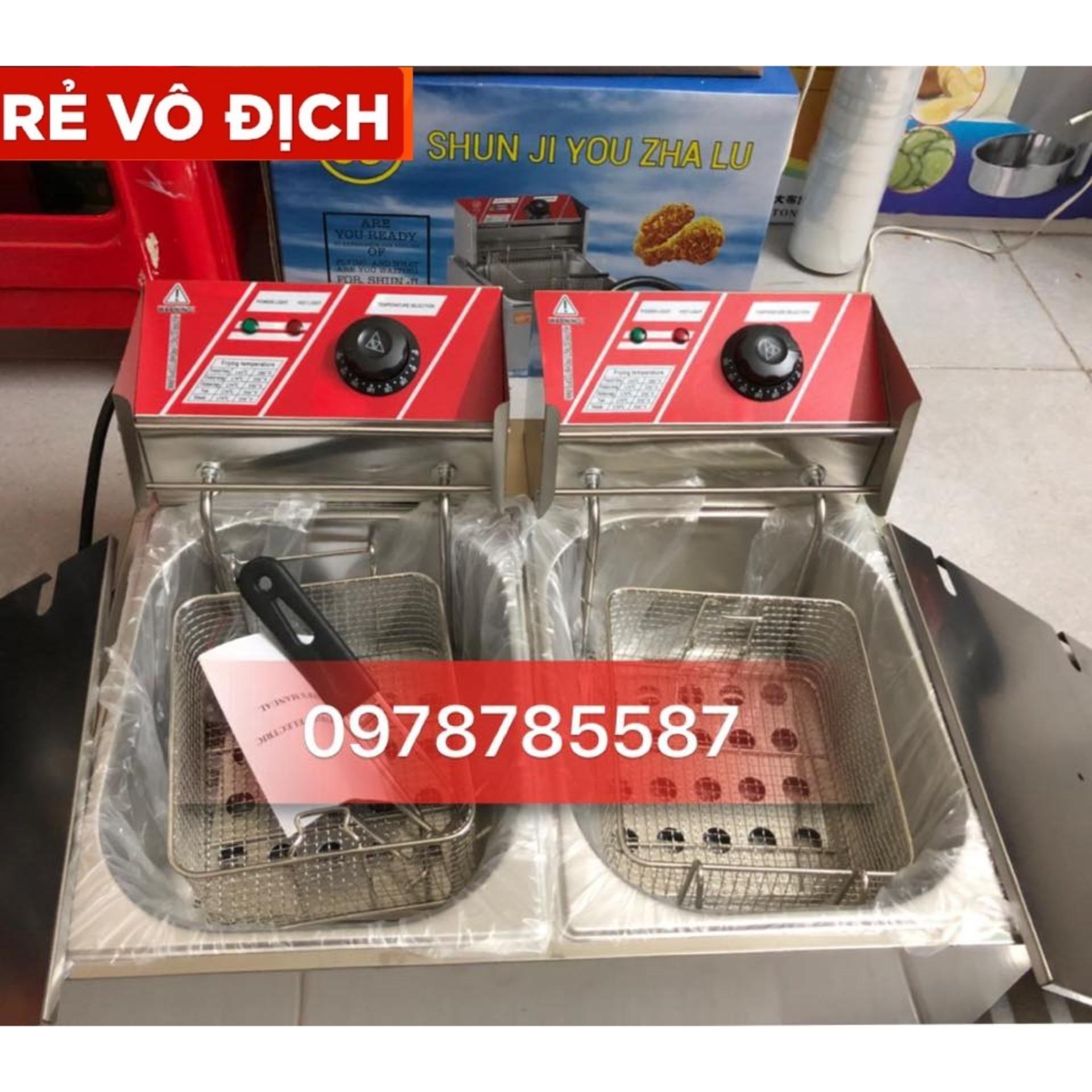 [HCM]Bếp chiên nhúng điện đôi 2 hoc