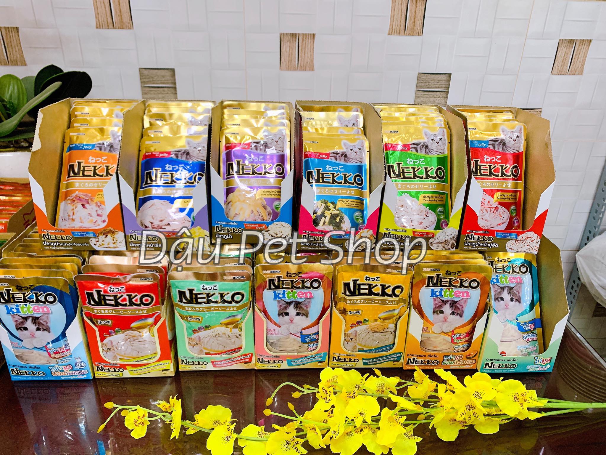 [HCM]Pate Nekko Thái Lan cho mèo gói 70g