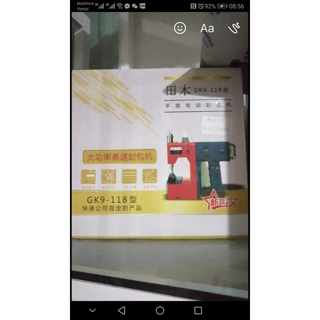 MÁY MAY KHÂU BAO CẦM TAY GK9-118 MINI
