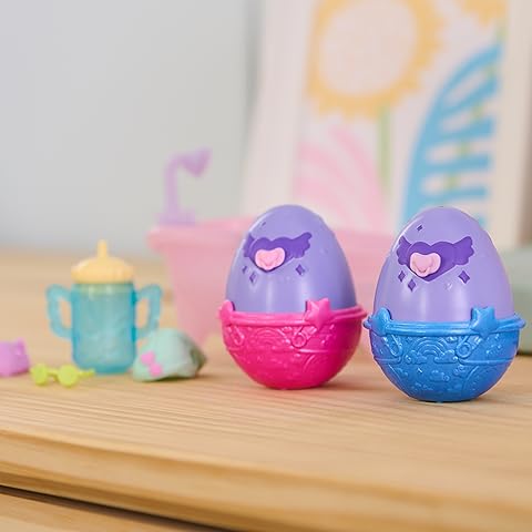 Set 5 trứng Hatchimals Alive Water Hatch mẫu mới tương tác nở thú (Tặng kèm bình bơm nước)