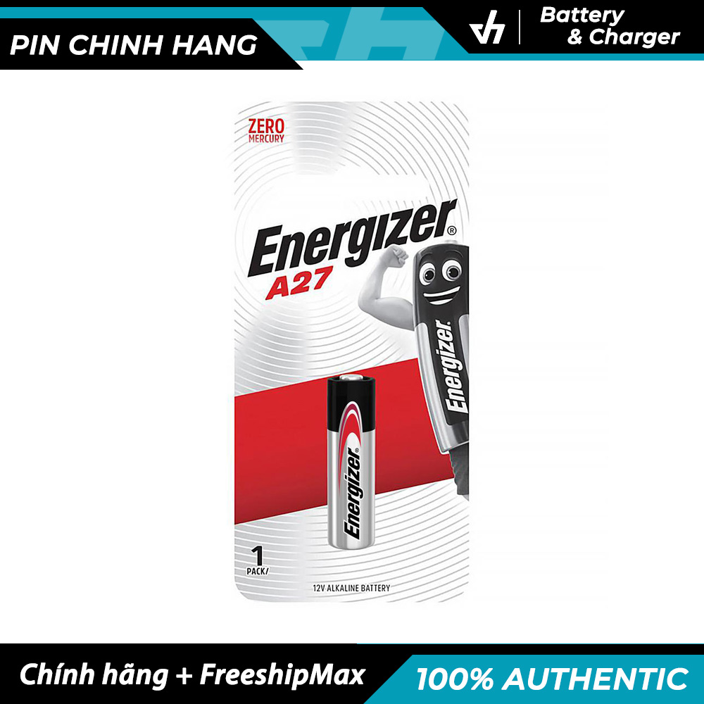 Pin Energizer A27 Alkaline pin cửa cuốn, pin thiết bị điều khiển (remote), pin thiết bị kỹ thuật