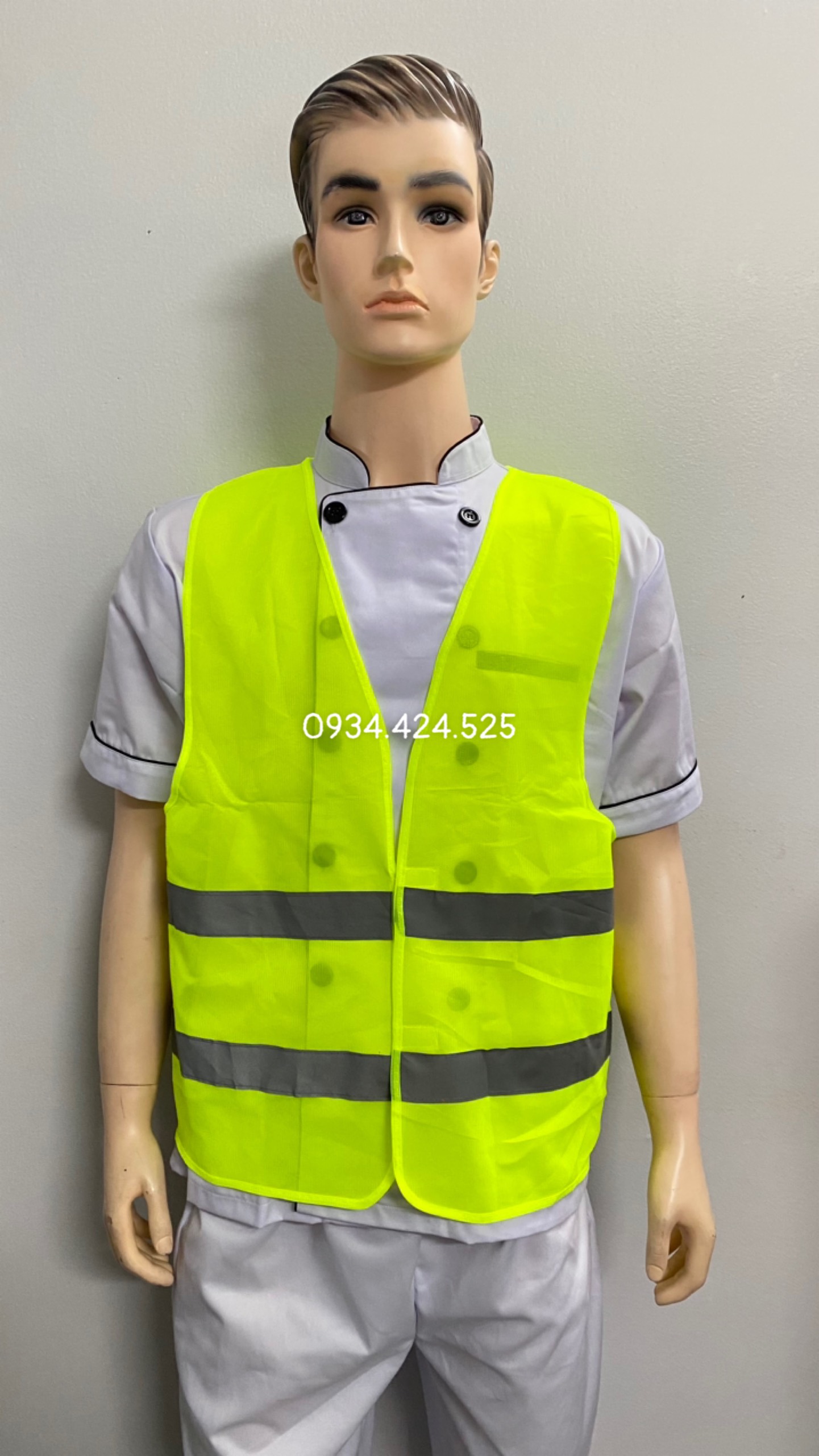 [HCMC] blue reflective engineer safety vest