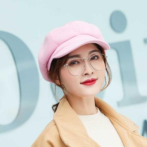 [HCM]Nón Len Nữ Mũ Nón Bere Nữ Thời Trang