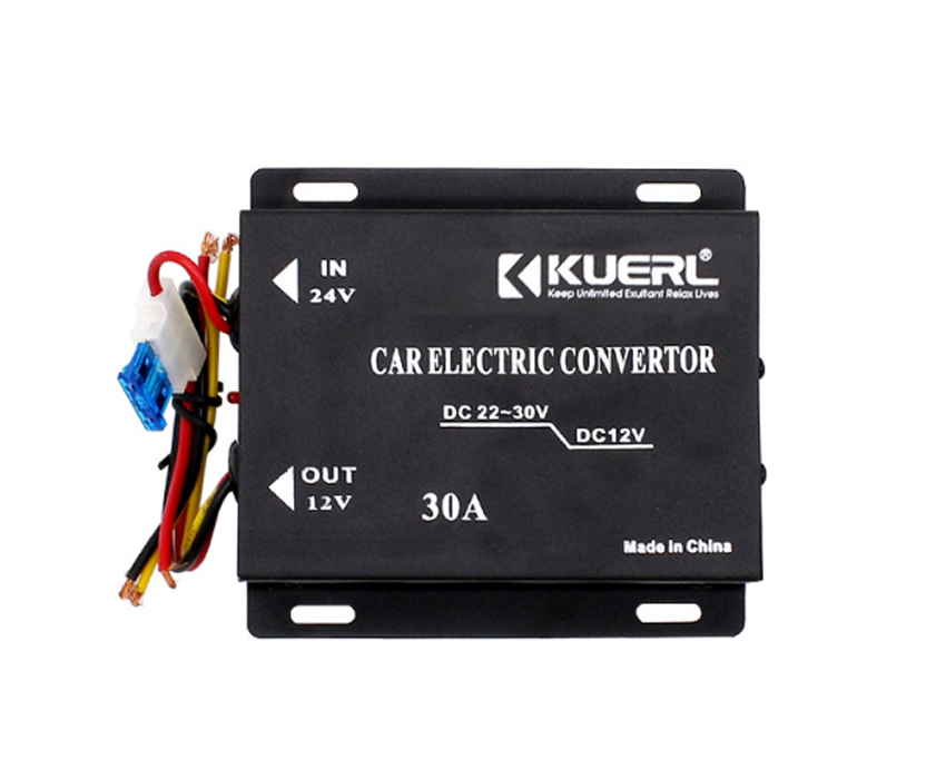 Thiết bị chuyển đổi nguồn DC 24 V về DC 12 V cho ô tô 30 A