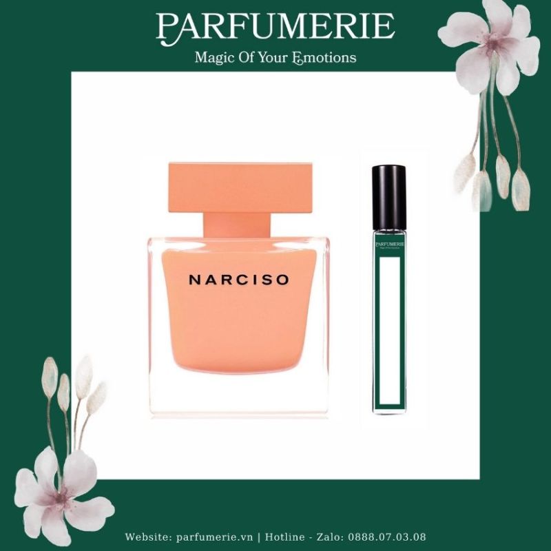 [Chiết chính hãng] Nước hoa nữ phấn thơm Narciso Rodriguez Ambrée EDP quyến rũ đầy gợi cảm