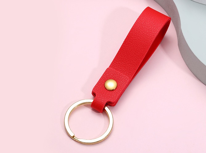 Móc Khóa Dây Da keychain Nhiều Màu Thời Trang