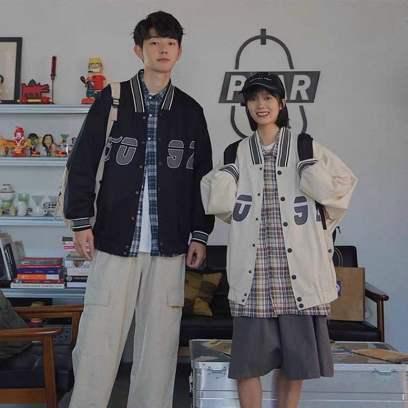 ÁO KHOÁC DÙ BOMBER NÚT BẤM NAM NỮ 7290 THỜI TRANG