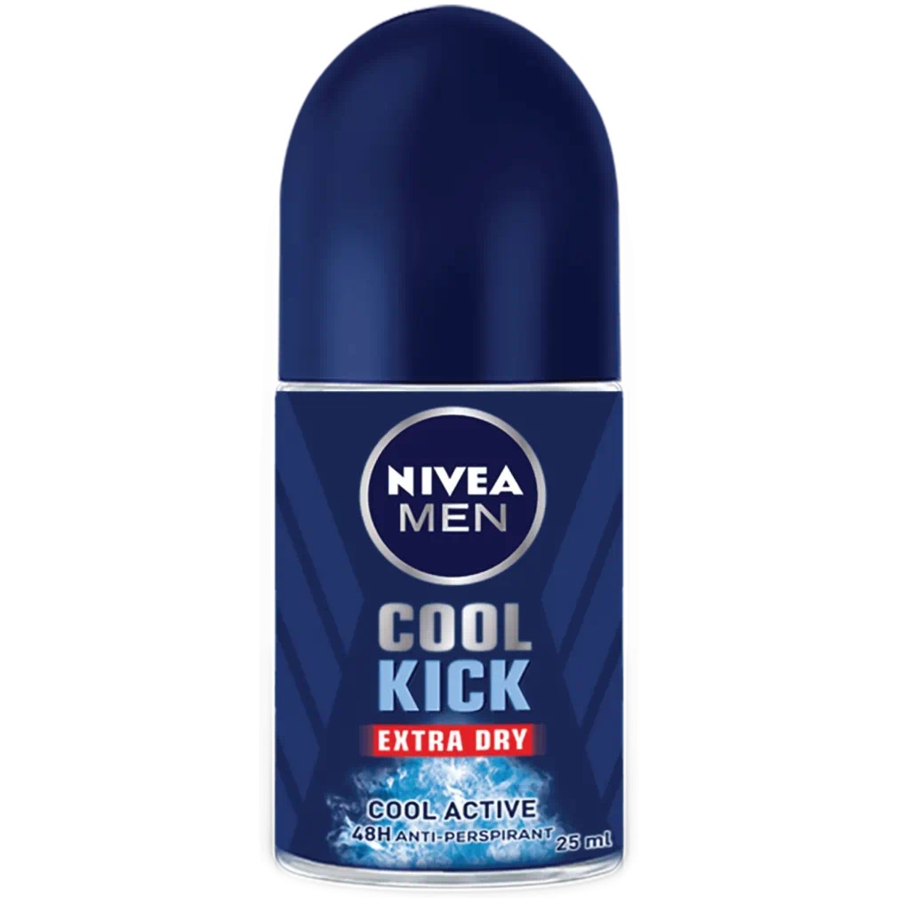 Lăn khử mùi nivea men cool kick extra dry 25ml