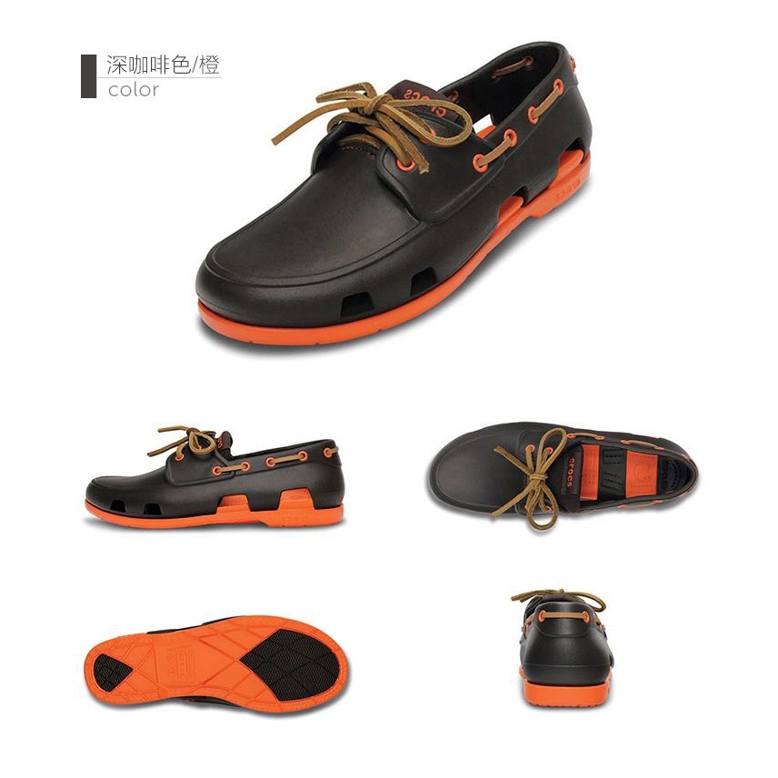 Giày crocs cột dây phong cách cổ điển cho nam 206338
