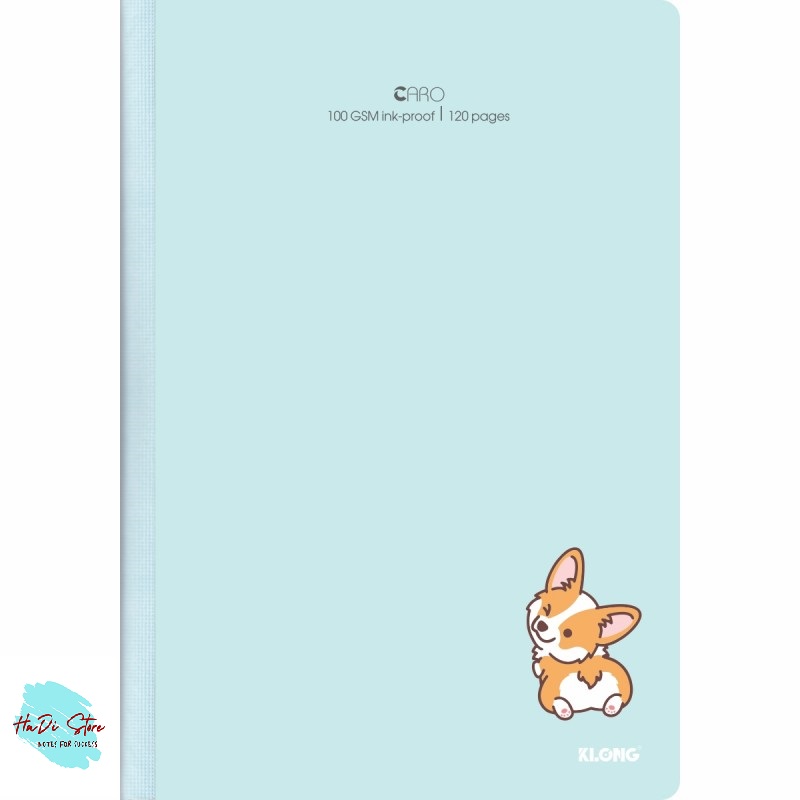 KLONG Vở may dán gáy CARO B5 100GSM - 120trang