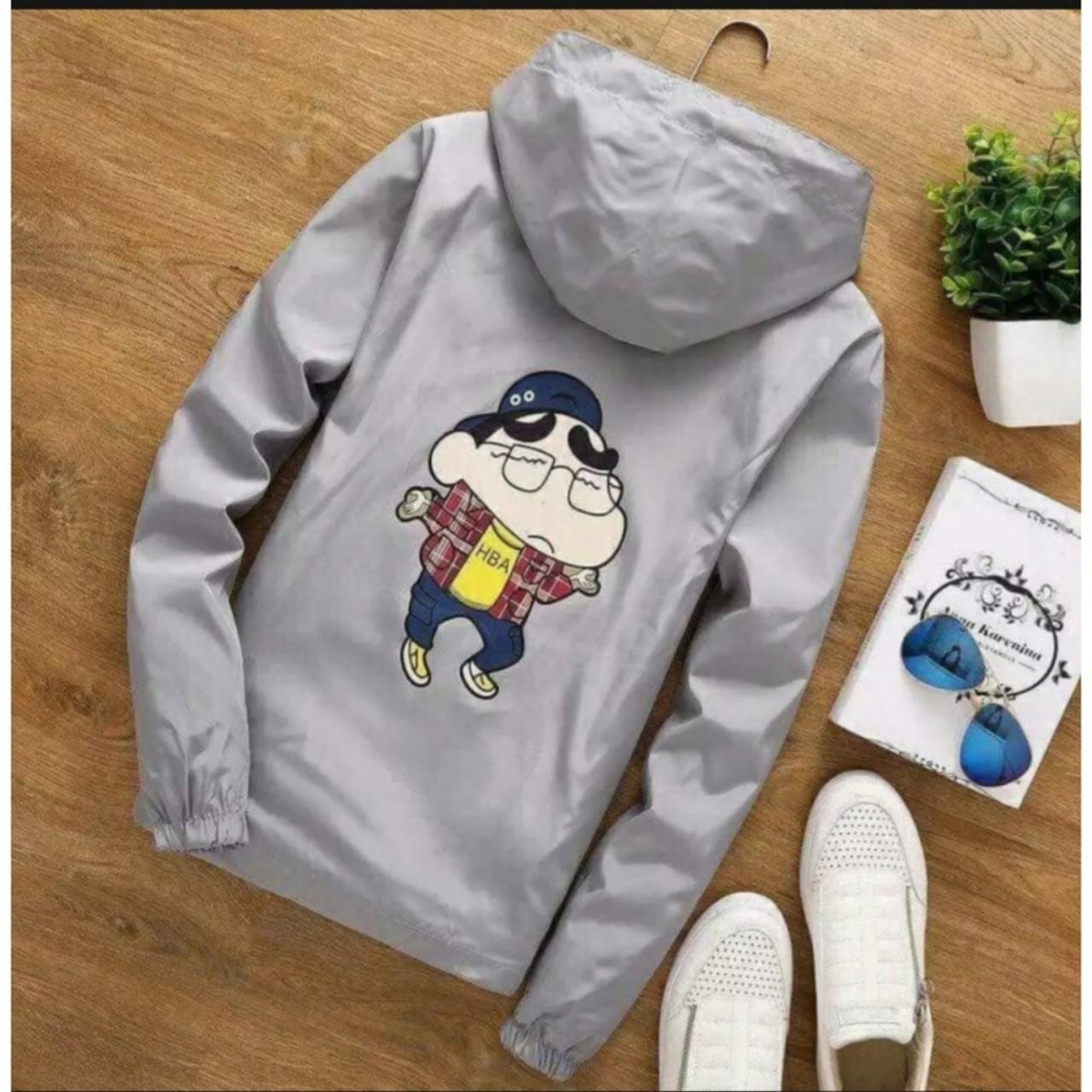 Áo khoát dù nam nữ in hình CUSHIN
