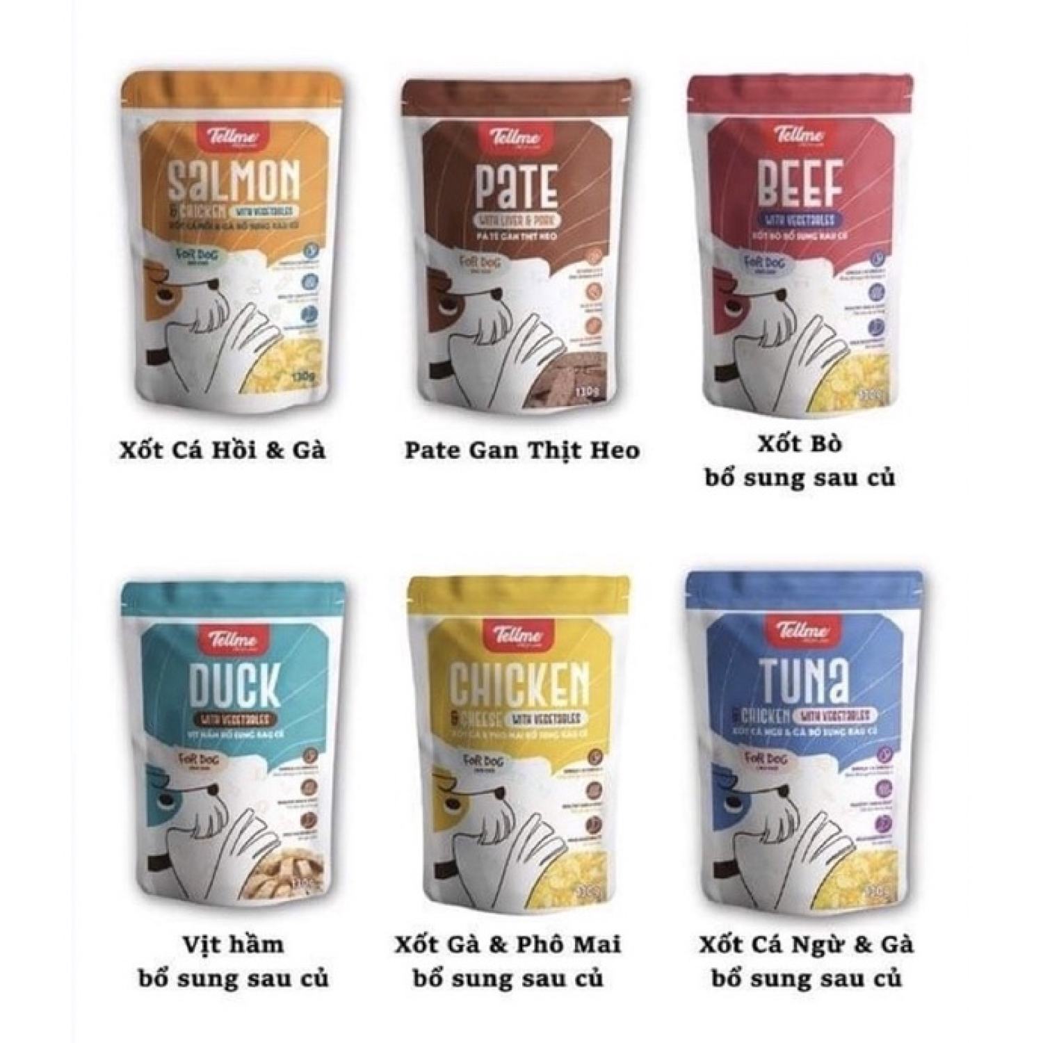 [ 130gr ] Pate Tellme cho chó 🐶